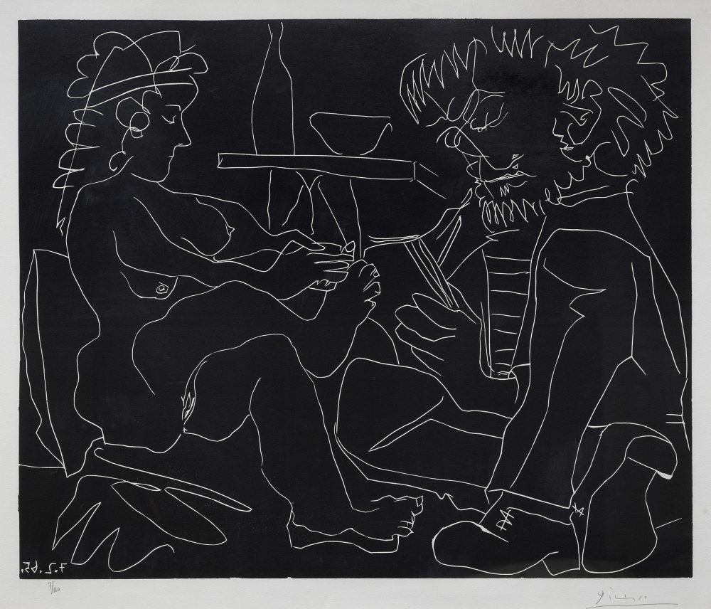 Pablo Picasso_Le Peintre et son Modele_web cropped