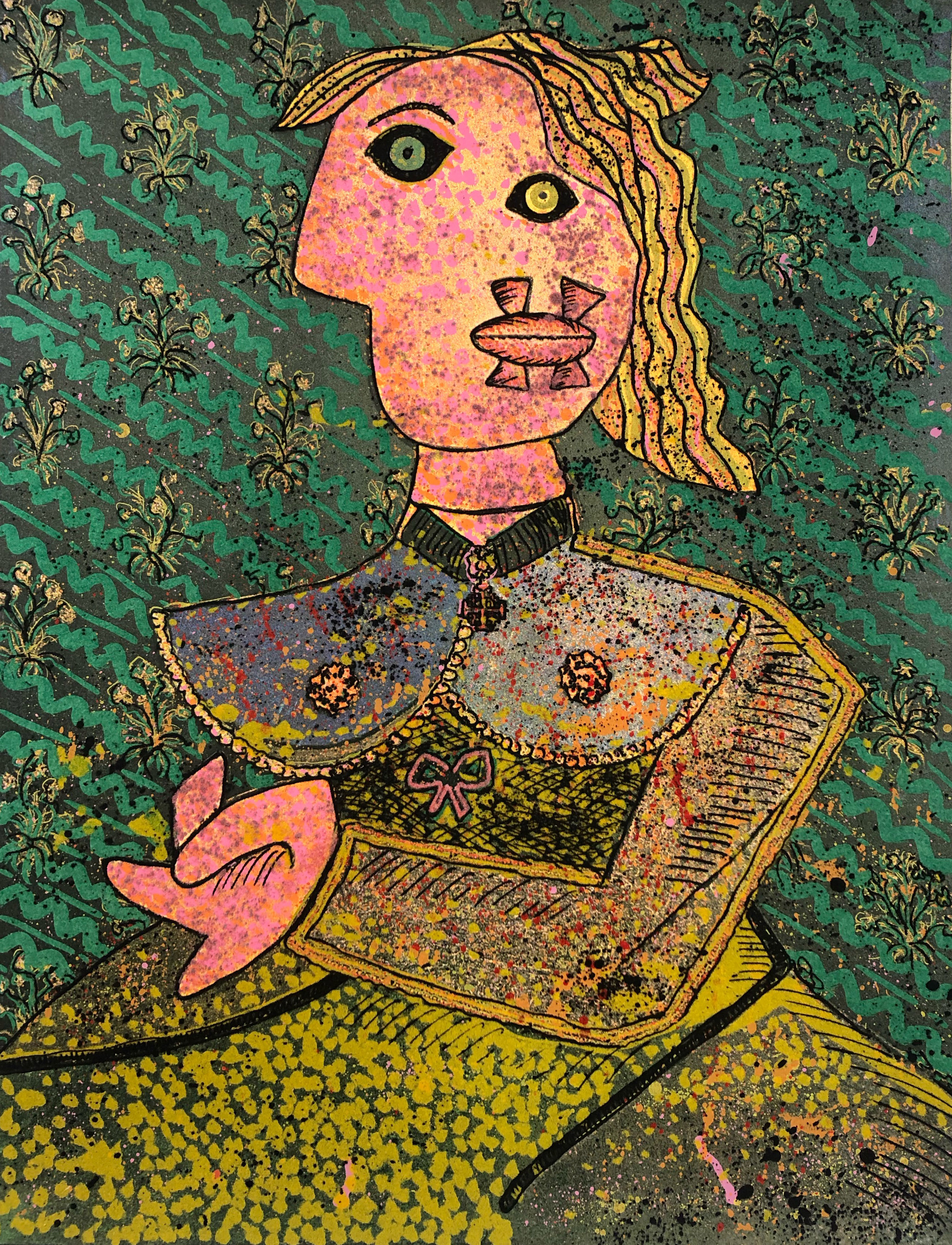 Seated Woman from Homage to Picasso 