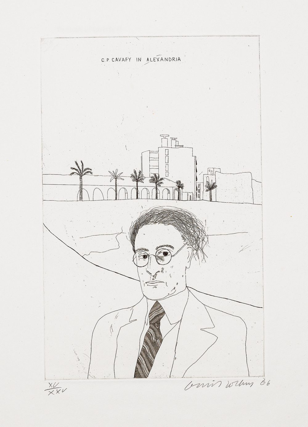LR cropped HOCKNEY Portrait of Cavafy In Alexandria Cavafy