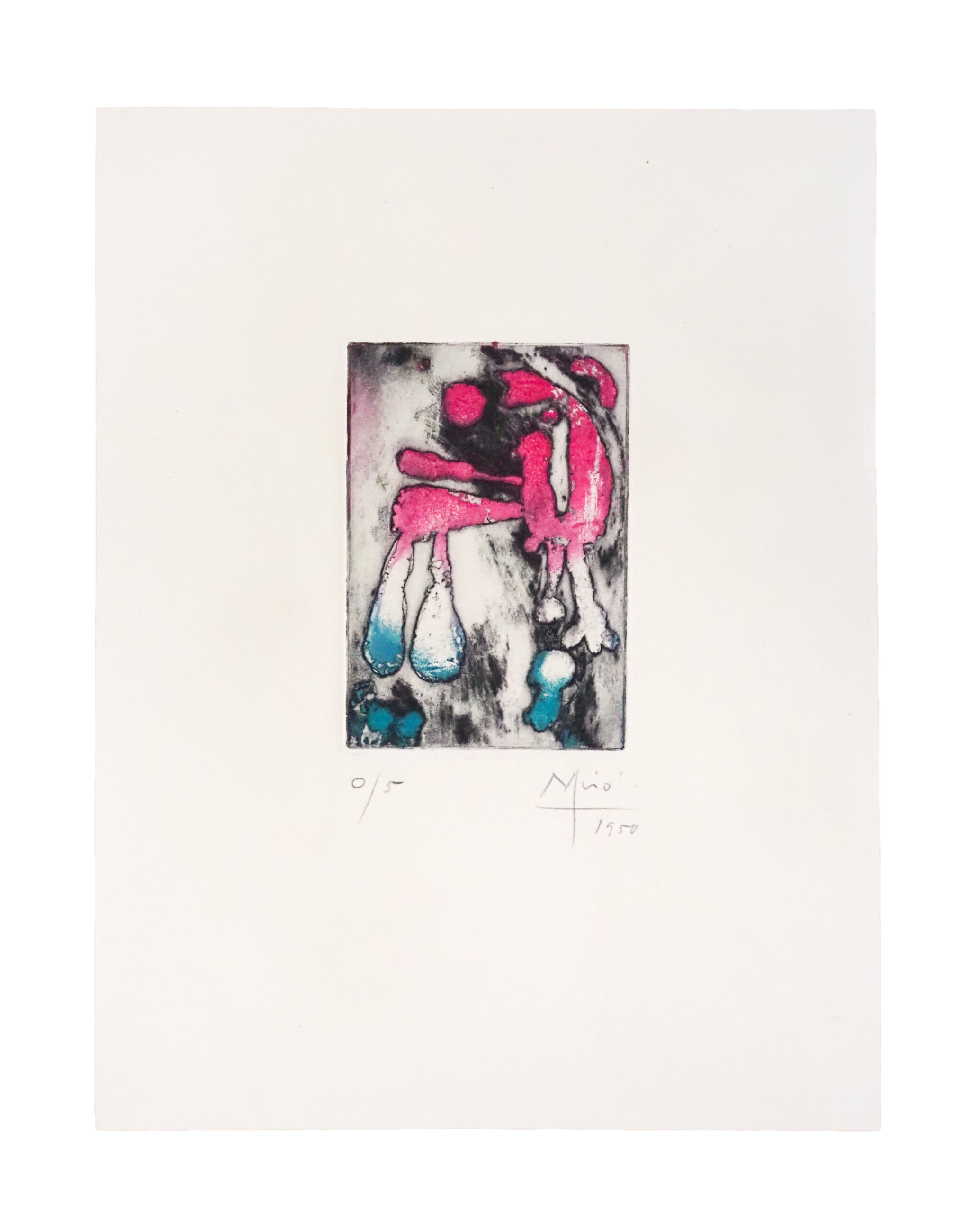 Proof for deluxe Galerie Maeght greeting card