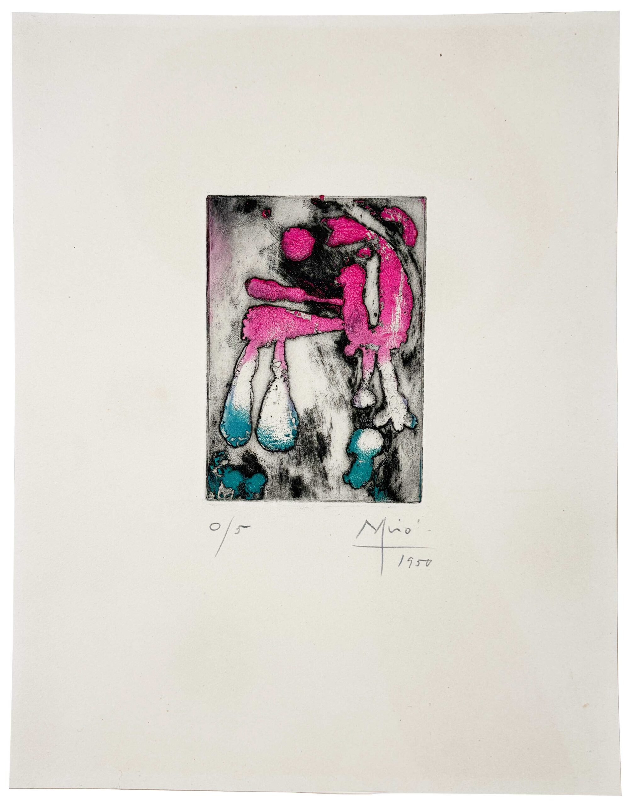 Proof for deluxe Galerie Maeght greeting card